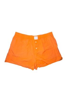 Aritzia TNA Women’s boxer short. Size Large. Orange. Like New.